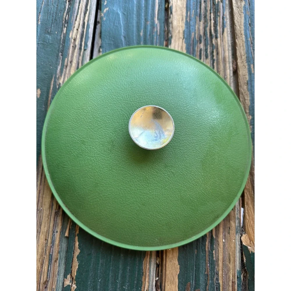 Vintage Sunfrost Thermo-O-Ware Ice Bucket Avocado Green Mid Century Modern MCM